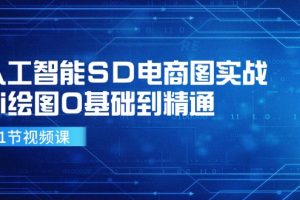 (11972期)人工智能SD电商图实战,ai绘图0基础到精通(41节视频课)