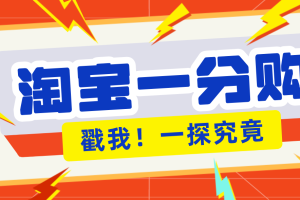 年底赚钱冲刺季，靠谱高单价项目，淘宝一分购一单13元，小白也能做！