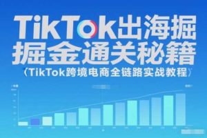 TikTok出海掘金通关秘籍，TikTok跨境电商全链路实战教程