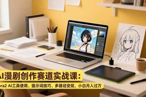 (16936期)AI漫剧创作赛道实战课:Sora2 AI工具使用、提示词技巧、多路径变现,小白月入过万