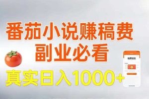 全网独家,番茄小说賺稿费邪修玩法,操作超级简单,单日收益1k+【揭秘】