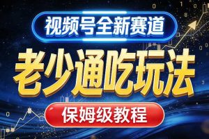视频号全新AI赛道，老少通吃玩法，保姆级教程