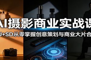 AI摄影商业实战课:MJ+SD从零掌握创意策划与商业大片合成