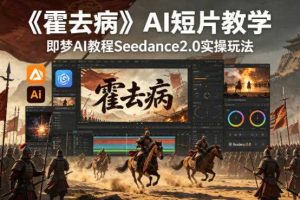 《霍去病》AI短片教学，即梦AI教程Seedance2.0实操玩法