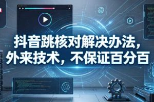 抖音跳核对解决办法，外来技术，不保证百分百