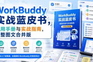 WorkBuddy实战蓝皮书,使用手册与实战指南,完整图文合并版