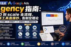 (20139期)9 年实战 Google Ads Agency 指南:从 0 到 scale 全流程,模板工具直接抄,告别空理论【原创双语字幕】